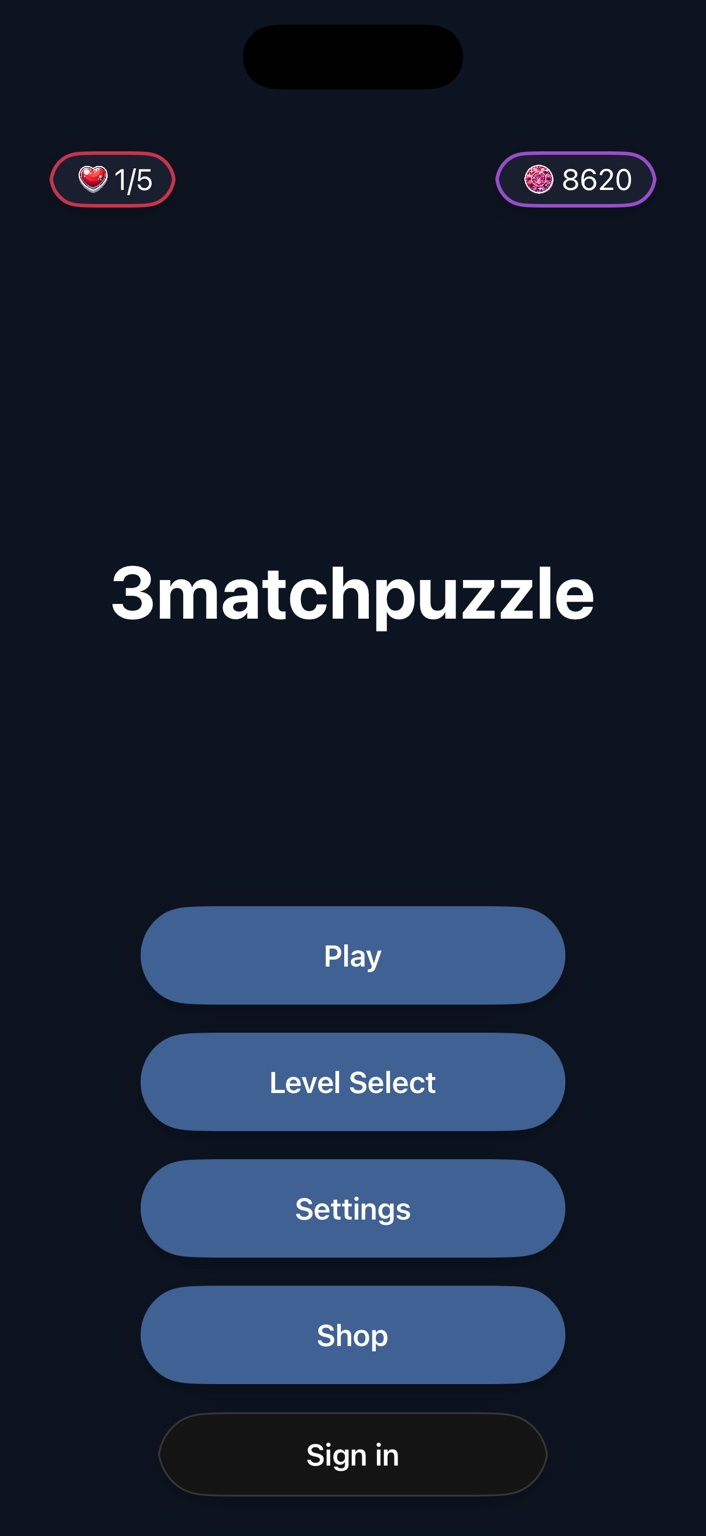3matchpuzzle gameplay screenshot 2